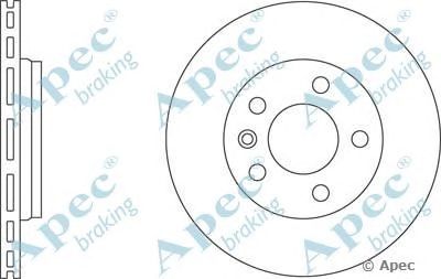 APEC BRAKING dsk2282 -  Тормозной диск